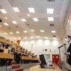 Amphi et M. Le Maire de Lasteyrie de Palaiseau